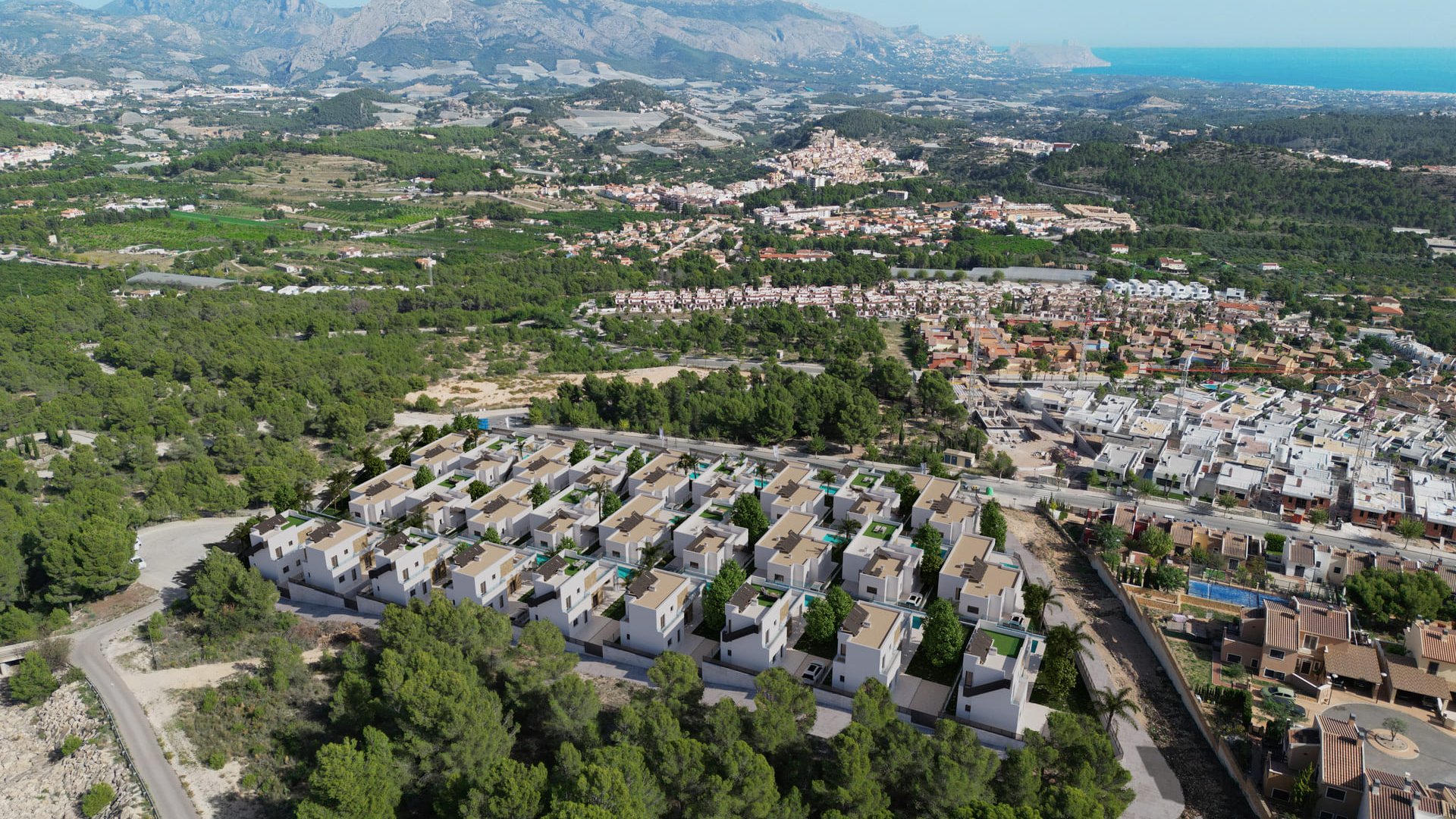 Obra nueva - Chalets -
Polop
