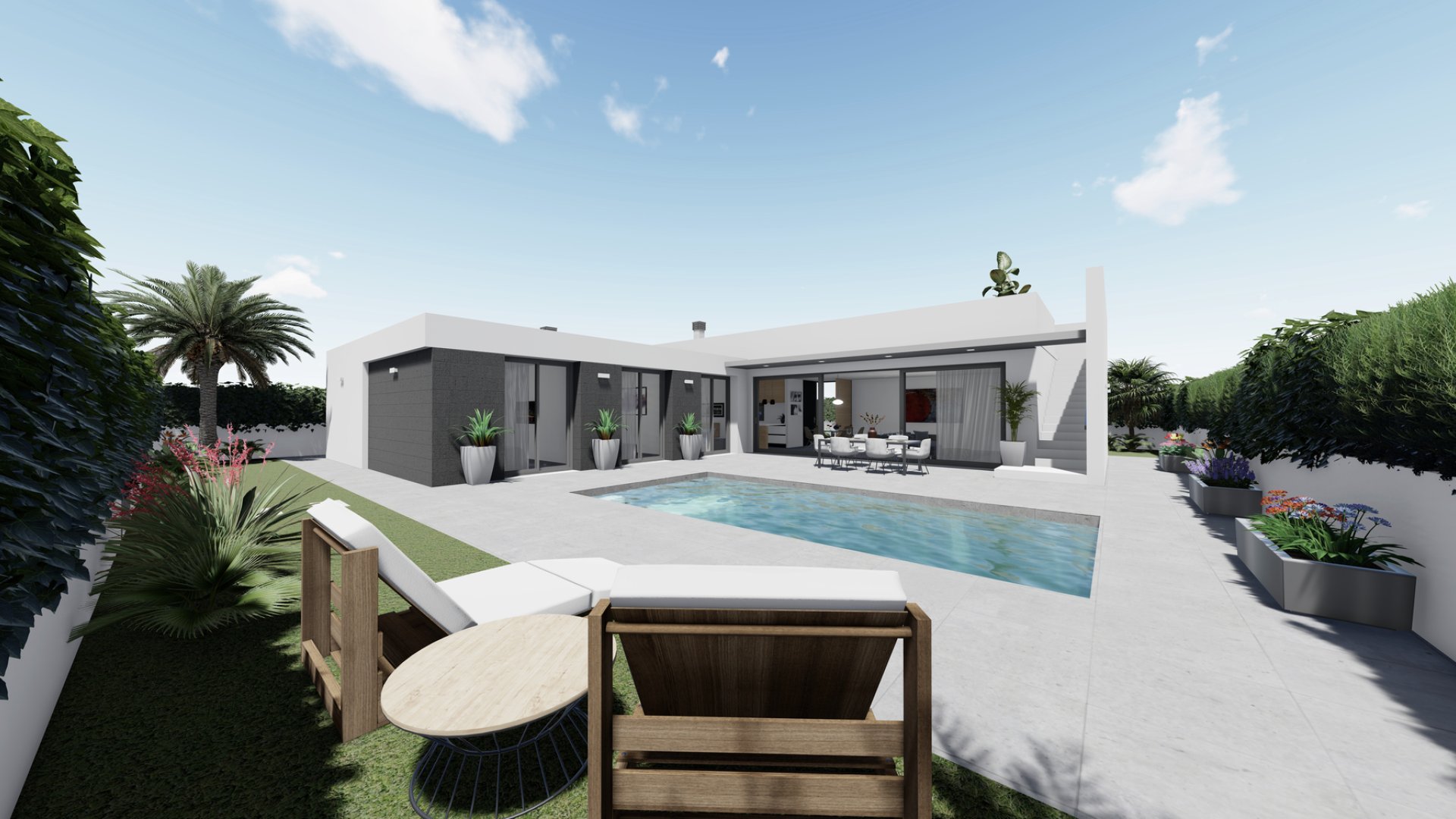 Obra nueva - Chalets -
Pulpí