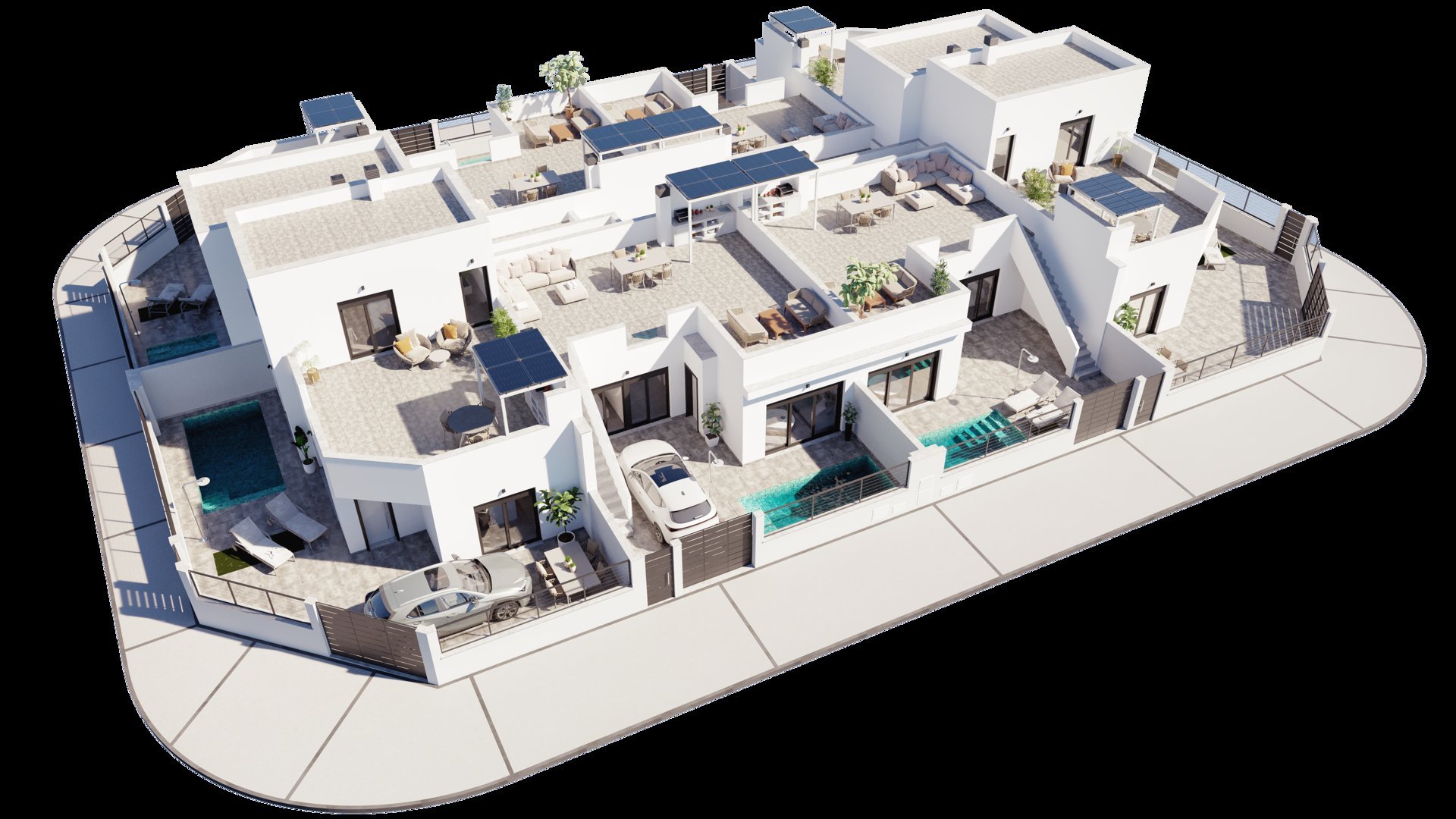 Obra nueva - Chalets -
Roldán