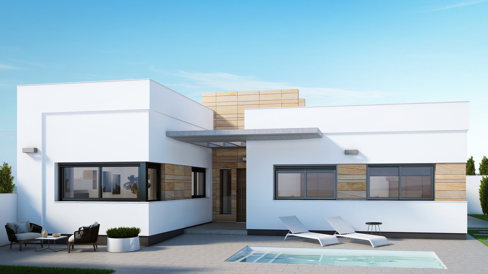 Obra nueva - Chalets -
Torre-Pacheco