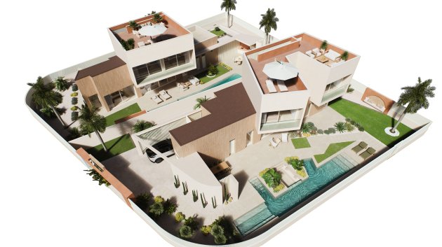 Obra nueva - Chalets -
Dehesa de Campoamor