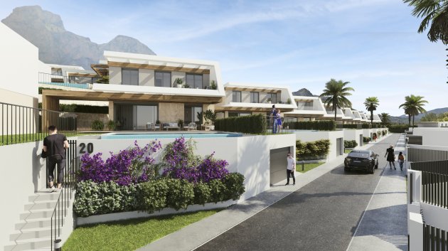Obra nueva - Chalets -
Polop