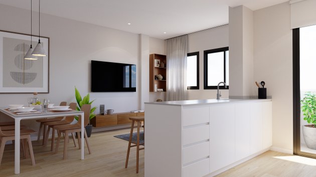 Obra nueva - Apartamentos -
Algorfa
