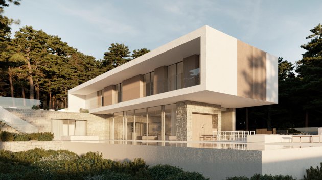 Obra nueva - Chalets -
Teulada